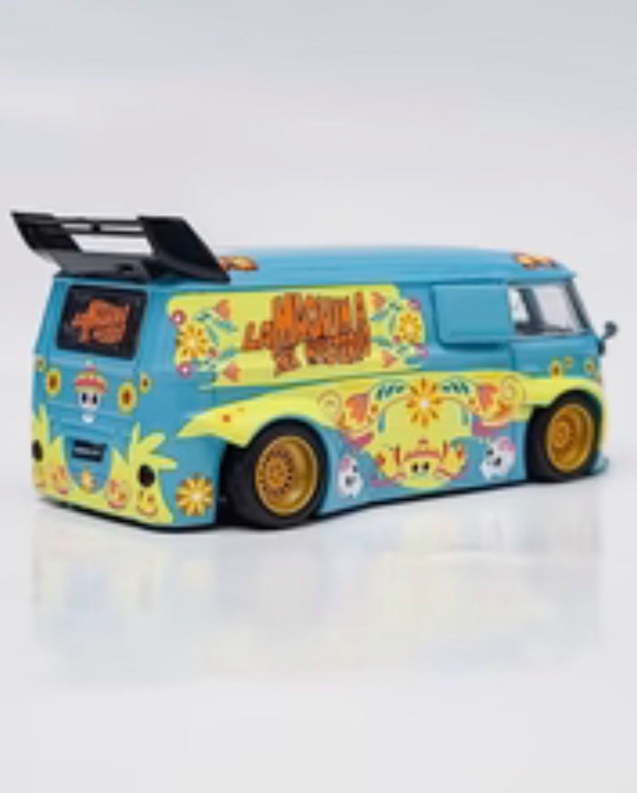 Time Micro 1:64 VW Panel Widebody Bus Día de Muertos Mexico Exclusive