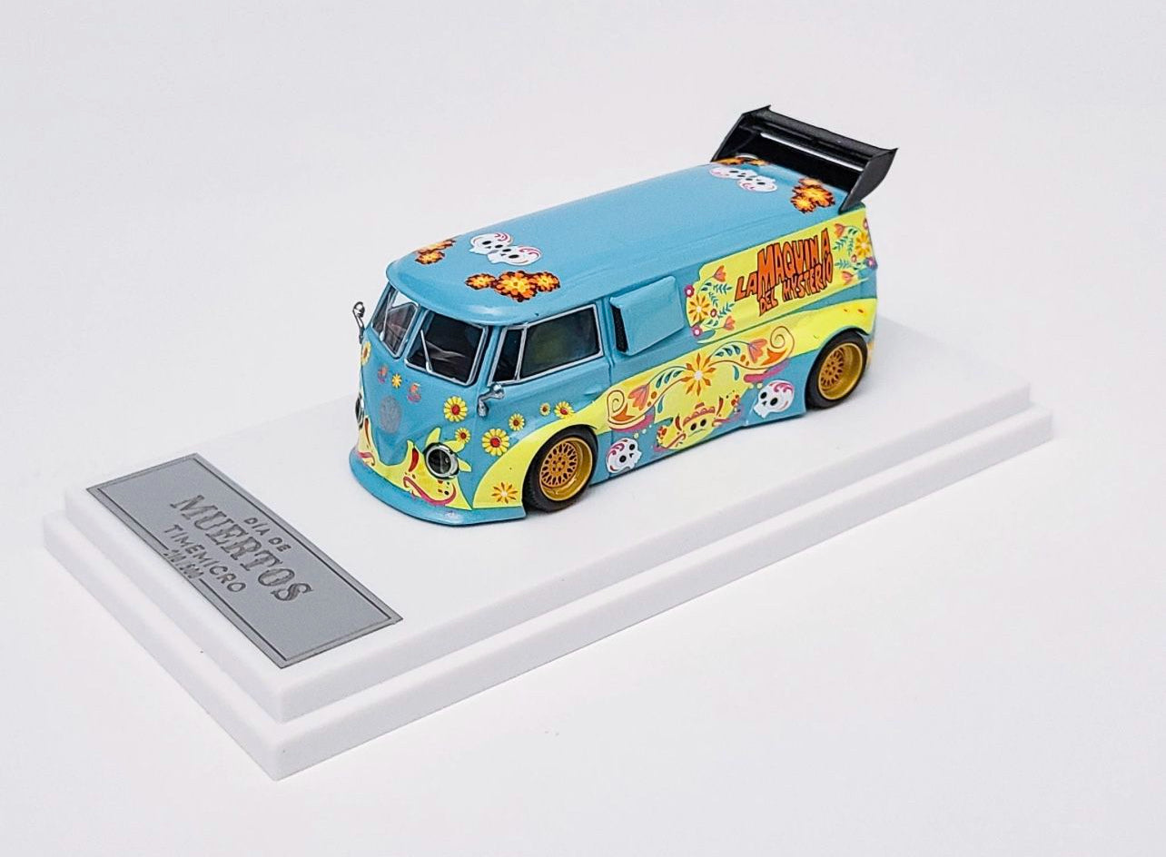 Time Micro 1:64 VW Panel Widebody Bus Día de Muertos Mexico Exclusive